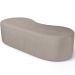 Puff Decorativo Orgânico para Living Quarto 140cm Orbit W01 Linho Bege - Lyam Decor