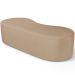 Puff Decorativo Orgânico para Living Quarto 140cm Orbit W01 Linho Bege Escuro - Lyam Decor