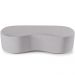 Puff Decorativo Orgânico para Living Quarto 140cm Orbit W01 Linho Cinza - Lyam Decor