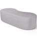 Puff Decorativo Orgânico para Living Quarto 140cm Orbit W01 Linho Cinza - Lyam Decor