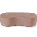 Puff Decorativo Orgânico para Living Quarto 140cm Orbit W01 Linho Rosê - Lyam Decor