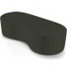 Puff Decorativo Orgânico para Living Quarto 140cm Orbit W01 Linho Verde Musgo - Lyam Decor
