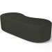 Puff Decorativo Orgânico para Living Quarto 140cm Orbit W01 Linho Verde Musgo - Lyam Decor