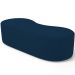 Puff Decorativo Orgânico para Living Quarto 140cm Orbit W01 Suede Azul Marinho - Lyam Decor