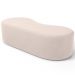 Puff Decorativo Orgânico para Living Quarto 140cm Orbit W01 Suede Bege - Lyam Decor