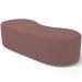 Puff Decorativo Orgânico para Living Quarto 140cm Orbit W01 Suede Rosê - Lyam Decor