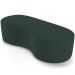 Puff Decorativo Orgânico para Living Quarto 140cm Orbit W01 Suede Verde Musgo - Lyam Decor