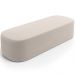 Puff Decorativo Orgânico para Living Quarto 195cm Doha W01 Bouclê Creme - Lyam Decor