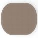Puff Decorativo Orgânico para Living Quarto 70cm Doha W01 Bouclê Bege - Lyam Decor
