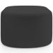 Puff Decorativo Orgânico para Living Quarto 70cm Doha W01 Bouclê Preto - Lyam Decor