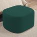 Puff Decorativo Orgânico para Living Quarto 70cm Doha W01 Bouclê Verde - Lyam Decor
