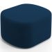 Puff Decorativo Orgânico para Living Quarto 70cm Doha W01 Suede Azul Marinho - Lyam Decor