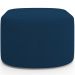 Puff Decorativo Orgânico para Living Quarto 70cm Doha W01 Suede Azul Marinho - Lyam Decor