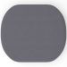 Puff Decorativo Orgânico para Living Quarto 70cm Doha W01 Suede Cinza - Lyam Decor