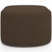 Puff Decorativo Orgânico para Living Quarto 70cm Doha W01 Suede Marrom - Lyam Decor