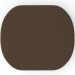 Puff Decorativo Orgânico para Living Quarto 70cm Doha W01 Suede Marrom - Lyam Decor
