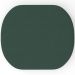 Puff Decorativo Orgânico para Living Quarto 70cm Doha W01 Suede Verde Musgo - Lyam Decor
