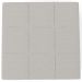 Puff Decorativo Para Sala de Estar Quadrado Milano 90x90cm W01 Bouclê Creme - Lyam Decor