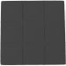 Puff Decorativo Para Sala de Estar Quadrado Milano 90x90cm W01 Bouclê Preto - Lyam Decor