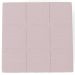 Puff Decorativo Para Sala de Estar Quadrado Milano 90x90cm W01 Bouclê Rosê - Lyam Decor