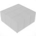 Puff Decorativo Para Sala de Estar Quadrado Milano 90x90cm W01 Linho Cinza - Lyam Decor