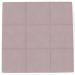 Puff Decorativo Para Sala de Estar Quadrado Milano 90x90cm W01 Suede Rosê - Lyam Decor
