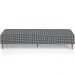 Puff Decorativo Sala de Estar Bali W01 Pés Palito 210x60cm Pied Poule - Lyam Decor