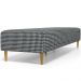 Puff Decorativo Sala de Estar Bali W01 Pés Palito 210x60cm Pied Poule - Lyam Decor