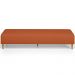 Puff Decorativo Sala de Estar Bali W01 Pés Palito 210x60cm Tecido Terracota - Lyam Decor