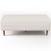 Puff Decorativos Sala de Estar Bali W01 Pés Palito 120x50cm Bouclê Cru - Lyam Decor