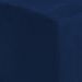 Puff Quadrado Decorativo L02 Suede Azul Marinho - Lyam Decor