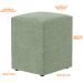 Puff Quadrado Decorativo Sala De Estar L02 Bouclê Oliva - Lyam Decor