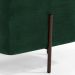 Puff Quadrado Decorativo Status 45x45 D02 Pés de Aço Veludo Verde Musgo C-303 - Lyam Decor