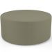 Puff Redondo Orgânico para Living 90cm Lola W01 Bouclê Oliva - Lyam Decor