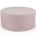 Puff Redondo Orgânico para Living 90cm Lola W01 Bouclê Rosê - Lyam Decor
