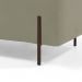Puff Retangular Decorativo Status 90x45 D02 Pés de Aço Veludo Bege C-309 - Lyam Decor