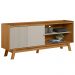 Rack Para Sala Com Painel Para TV 65 Pol Suna L05 Nature Off White - Lyam Decor