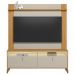 Rack Para Sala Com Painel Para TV 70 Pol LED 160cm Naomi L05 Tauari Off White Fosco - Lyam Decor