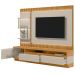 Rack Para Sala Com Painel Para TV 70 Pol LED 238cm Spencer L05 Tauari Off White Fosco - Lyam Decor