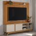 Rack Para Sala Com Painel Para TV 70 Pol Turkey L05 Nature Off White - Lyam Decor