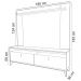 Rack Para Sala Com Painel Para TV 75 Pol 182cm Naomi L05 Tauari Off White Fosco - Lyam Decor