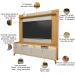 Rack Para Sala Com Painel Para TV 75 Pol LED 182cm Naomi L05 Tauari Off White Fosco - Lyam Decor