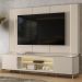 Rack Para Sala LED Com Painel Para TV 70 Pol Elysia L05 Off White Fosco - Lyam Decor