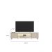 Rack Para Sala LED Com Painel Para TV 70 Pol Elysia L05 Off White Fosco - Lyam Decor