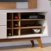 Rack Para Sala Makai com Painel Para TV 70 Pol Lara C04 Freijó Off White Matte - Lyam Decor