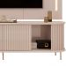 Rack Para Sala Ripado com Painel Para TV 75 Pol Atlantis D05 Off White - Lyam Decor