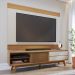 Rack Para Sala Venice com Painel Para TV 75 Pol Cairo C04 Freijó Off White Matte - Lyam Decor