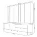 Rack Para Sala com Painel Para TV 75 Pol Dion D05 Bali Cedro - Lyam Decor