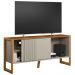 Rack Para Sala de Estar TV 55 Pol 141cm Golden L05 Nature Off White - Lyam Decor