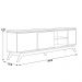 Rack Para Sala de Estar TV 70 Pol Pés Retrô Turkey L05 Nature Off White - Lyam Decor